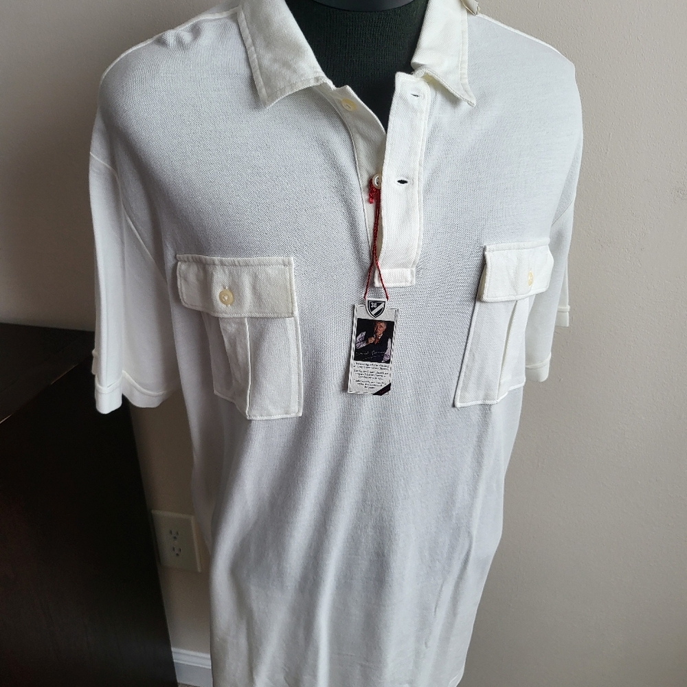 2 Daniel Cremieux White Classic Polo Shirt (2) XXL NWT - Picture 15 of 16